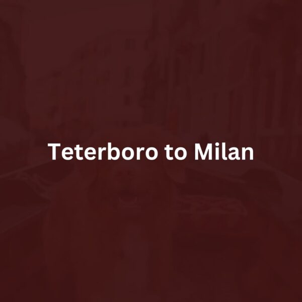 Teterboro to Milan